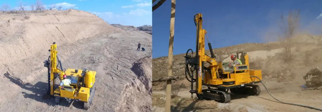 神沃SWDS-140C-DTH潜孔钻机广泛应用于建筑工地